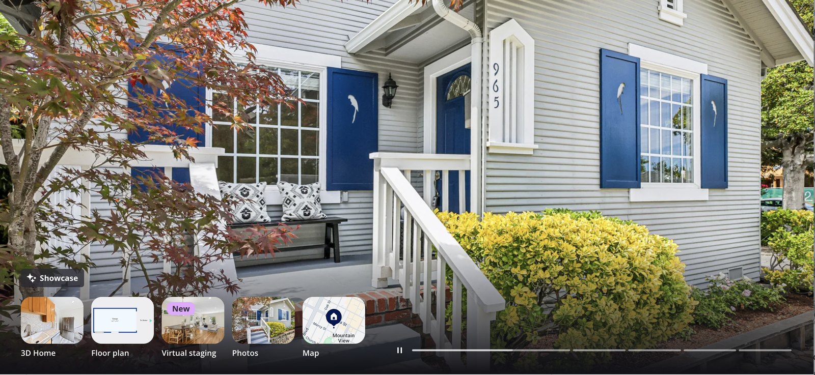 Professional listing photography of a Sunnyvale home featured on Zillow Showcase